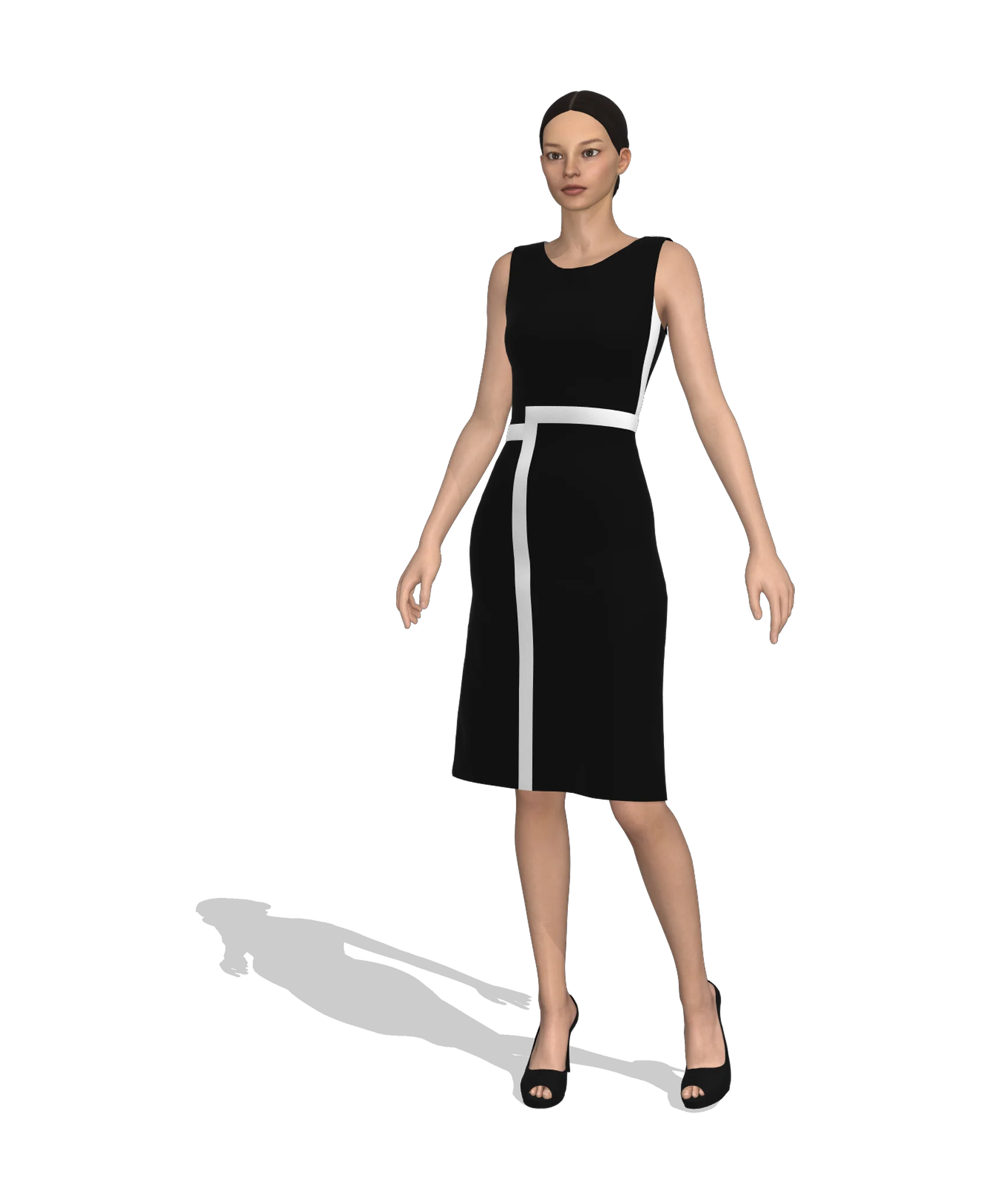 KDscion p23 sleeveless bodycon dress